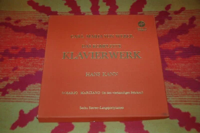 ♫♫♫ von Weber - Hans Kann - Klavierwerk kompl. Vox Box VXDS 107, 6 LP♫♫♫ - Bild 1 von 4