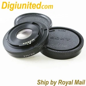 AF Confirm Pentax K PK Lens To Sony Alpha Minolta MA mount Adapter A77 A99 A580 - Picture 1 of 2