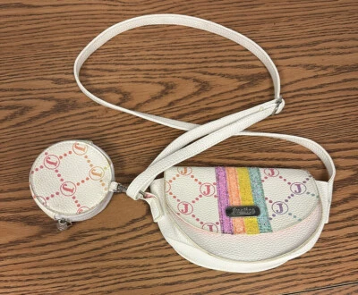 Cartera de cuero sintético Justice con monedero arco iris brillante Foto 1 de 4