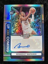 2022-23 Panini Contenders Optic Bennedict Mathurin Silver Prizm RC Auto /99