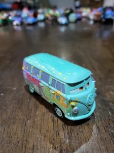 Mattel Disney Pixar Filmore Peace & Love VW Camper Die-cast Used!!! - Picture 1 of 3