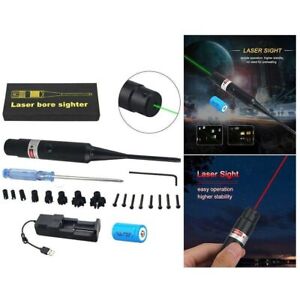 Red Green Laser Bore Sighter Kit For .177 to .50 Caliber Sight Handgun Rifle