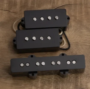 Tonerider PJ1-4S 'Classic PJ' PJ Staggered Pole Pickup Set. Schwarz - Bild 1 von 2