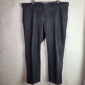 Marks Spencer Mens W44 L28 Corduroy Trousers Grey Chino Cotton