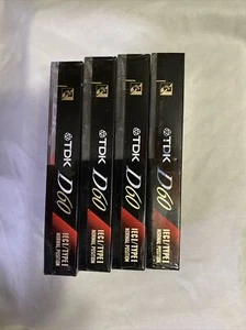 TDK D-60 Cassette Tape - 4 Stück - Bild 1 von 3