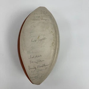 1966 Houston Oilers Team Signed Spalding Official AFL Football JSA COA 50+ Sigs - Picture 1 of 12