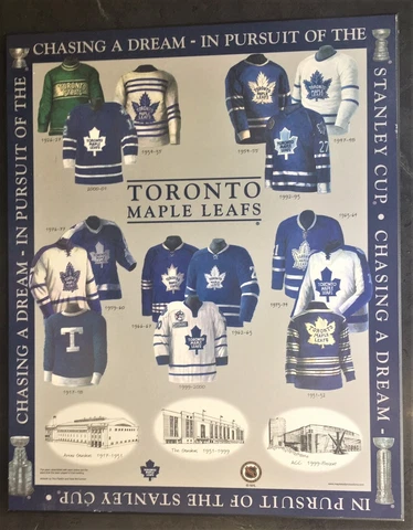 Toronto Maple Leafs, Jersey & Arena History "Chasing a Dream" Cover