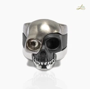 Anillo Alexander McQueen Tres Piezas Motivo Calavera Talla 17 - Imagen 1 de 12