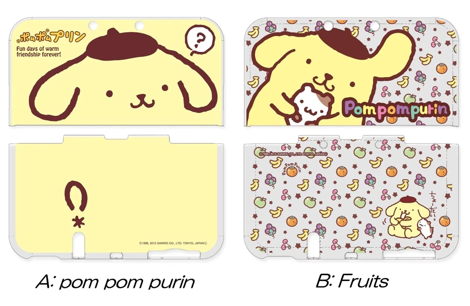 PomPomPurin Clear Hard Cover for nintendo NEW 3DS XL KAWASHIMA SANRIO protect - Image 1 of 1