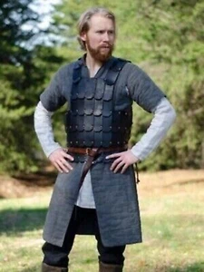 Viking Leather Lamellar Armor SCA Cosplay Armor Costume LARP reenactment - Picture 1 of 3