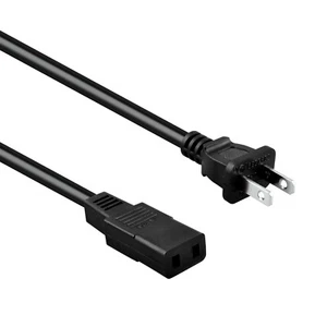 8ft 2-Prong Square AC Power Cord for Roland D 10 20 50 550 GM 70 GR 700 TR 909 - Picture 1 of 4