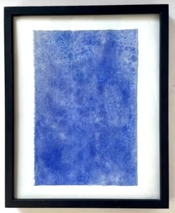 Yves Klein Painting Abstract painted Blue French Art Painting Monochrome B9 - Picture 1 of 9