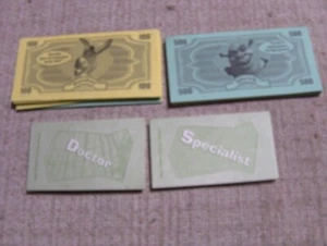 2004 Operation Shrek Board Game 24 Doctor-Specialist Cards & Money Replacement  - Picture 1 of 3