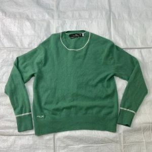 RLX RALPH LAUREN Damen Pullover Waschbar Kaschmir Grün Größe L - Bild 1 von 10