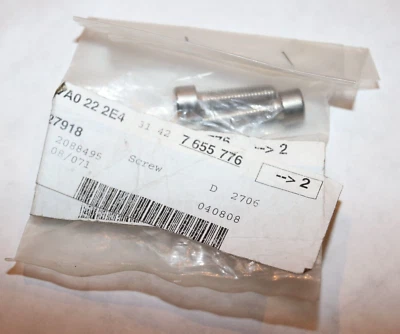 BMW 2x parafuso M8x30 dianteiro F650GS R850R R1150RS K1200RS, NOS 31 42 7 655 776 - Imagem 1 de 4