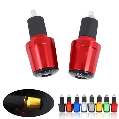CNC Handle Bar Grips End Weights Caps Plugs For Suzuki GSXR600 750 1000 GSX250R - Image 1 of 4