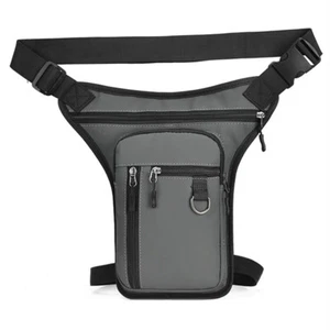 Men Fanny Pack Waist Bag Drop Leg Bag Waist Belt Thigh Pack - Picture 1 of 7