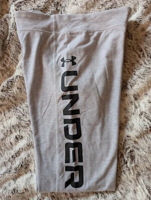Girls Grey Under Armour Leggings Sz Youth Large - Image 1 of 3