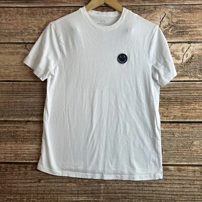 Armani Exchange Shirt Mens Extra Small Sustainability Project Smile Logo XS - Image 1 of 4