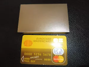 Kartenetui, Kartenhalter aus Metall, Eurocard, Mastercard, Kreditkarte ! NEU/OVP - Bild 1 von 11