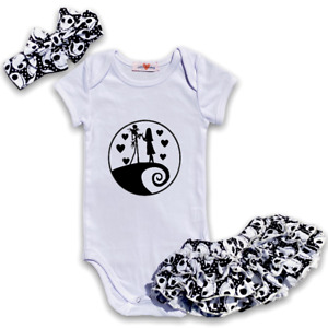 The Nightmare Before Christmas Bodysuit Romper Outfit Shirt Set Moonlight