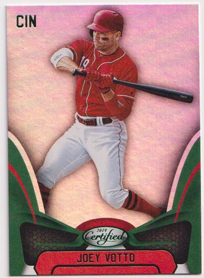 2019 Panini Certified Green #15 Joey Votto Cincinnati Reds - Image 1 of 2