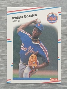 DWIGHT GOODEN 1988 FLEER MINI GLOSSY METS - Picture 1 of 2