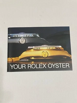 Rolex Libretto Opuscolo Booklet Il Vostro Rolex Oyster 06/1986 - Immagine 1 di 4