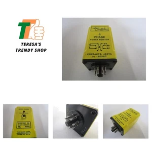 Relè monitor di fase plug-in 10A - Valutazione 240AC, ideale per impianti elettrici - Foto 1 di 6