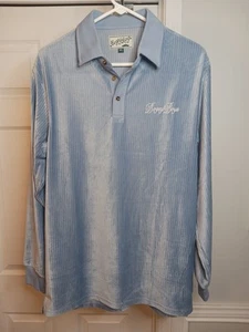Bogey Jungen Golf Langarm Poloshirt Herren Gr. M weich blau/grau - Bild 1 von 5