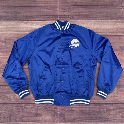 Chaqueta De Colección Años 80 Active Generation Forrada Nylon Seattle Seahawks Para Hombre Talla XL Foto 1 de 4