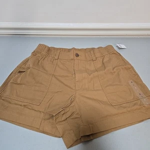 Gap Damenshorts Easy Utility Brezel braun Größe Large neu mit Etikett - Bild 1 von 10
