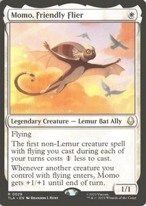 Magic The Gathering Momo, Friendly Flier (0029) *Sin Lámina* Base Raro Avatar MT/NM Envío Gratis - Imagen 1 de 2