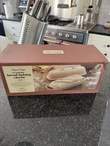 Kitchen Craft Rectangular Bread Cloche VGC With Original Box And Packing - Picture 1 of 13