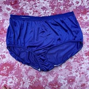 Vintage Big Purple Panties Nylon PANTY Size 12 - Picture 1 of 7