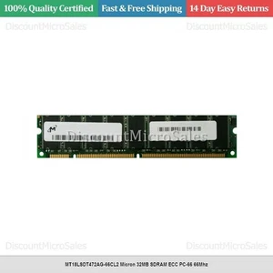 MT18LSDT472AG-66CL2 Micron 32MB SDRAM ECC PC-66 66Mhz - Picture 1 of 1