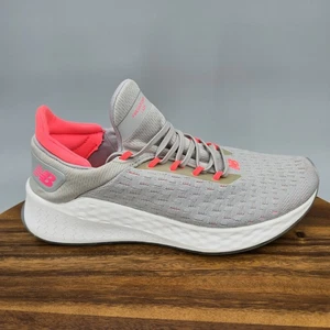 New Balance Fresh Foam Lazr Shoes Womens 8 B Gray Pink Running Athletic Sneakers - Picture 1 of 8