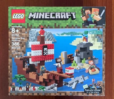 NEW & SEALED - LEGO Minecraft The Pirate Ship Adventure (21152) - Image 1 of 4