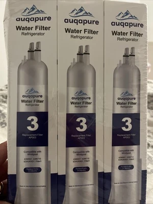 Auqa Pure Water Filter Refrigerator 3 Pack Brand New Whirlpool Compatible AP003 - Image 1 of 4