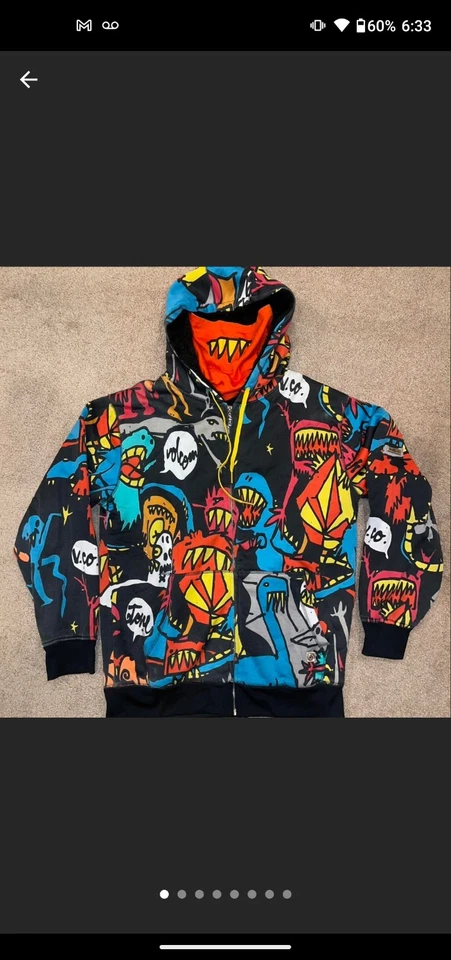 Volcom Ryan Sheckler Jessie Pinkman Vintage Hoodi Y2K Extremely Rare Great Condi - Image 1 of 4