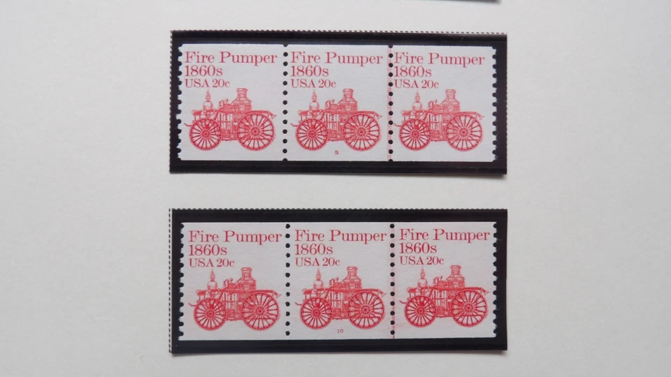 #1908 PNC3 20c Pumper  Plate #9 & 10 MNH OG VF/XF - Image 1 of 1