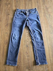 Silver Jeans Co. Suki Jegging Dark Wash 29/31 Raw Hem - Picture 1 of 6