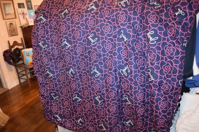 Juicy Couture 5 piece QUEEN Comforter Bed Set  Floral Logos - Image 1 of 4