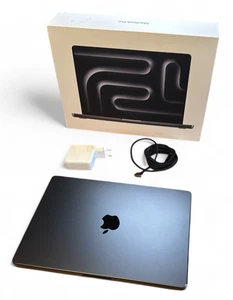 Apple MacBook Pro 14" 2023 M3 Pro 18GB 512GB Mitternacht QWERTZ MwSt ausweisbar - Bild 1 von 7