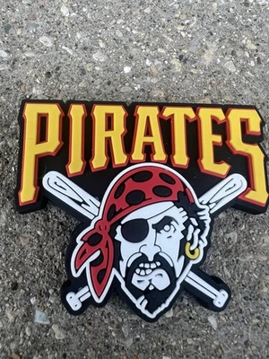 VINTAGE MLB PITTSBURGH PIRATES RUBBER STANDINGS BOARD FRIDGE MAGNET 2025 EDITION - Image 1 of 4