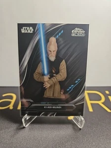 2024 Topps Chrome Black Star Wars Ki-Adi-Mundi Base Card #38 - Bild 1 von 2