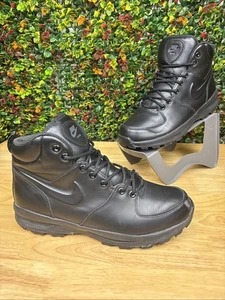 Nike ACG Stiefel Schuhe Herren Größe 9,5 Schwarz Leder Outdoor Wandern 454350-003 Trail - Bild 1 von 10