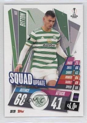 2020-21 Topps Match Attax UCL Extra Squad Update Nir Bitton #SU29 Rookie RC - Image 1 of 2