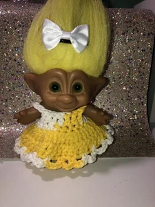 Troll crochet clothes Starburst/ Ruffles-fits 5-6"troll-buy2+ Free Ship - Picture 1 of 1