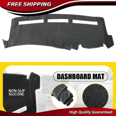 Gray Dashboard Cover Dash Mat For 1999-2006 Chevrolet Silverado 1500 2500 3500 - Image 1 of 4